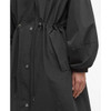 Black/Onyx Tartan Barbour Womens Sidney Waterproof Parka Waist