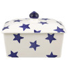 Emma Bridgewater Blue Star Small Butter Dish