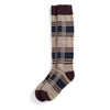 Gardenia Tartan Barbour Womens Wellington Tartan Knee Length Sock