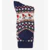 Navy Barbour Womens Robin Fair Isle Sock back