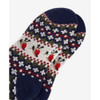 Navy Barbour Womens Robin Fair Isle Sock side