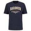 Dark Navy Barbour Mens Fort Relaxed Graphic T-Shirt