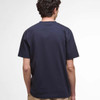 Dark Navy Barbour Mens Fort Relaxed Graphic T-Shirt back