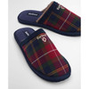 Barbour Mens Everitt Tartan Mule Slipper front