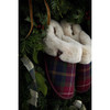 Winterberry Tartan Barbour Womens Claudia Tartan Mule Slipper lifestyle2
