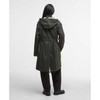Fern/Ancient Tartan Barbour Womens Marcy Wax Parka back
