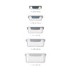 Joseph Joseph Nest Lock 5-piece Blue Food Container Set Editions Sizes