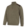 Meadow Green Marl Hoggs Of Fife Mens Hebrides II 1/4 Zip Windproof Pullover