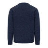 Storm Blue Marl Hoggs Of Fife Mens Melrose II Crew Pullover Back