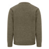 Meadow Green Marl Hoggs Of Fife Mens Melrose II Crew Pullover Back