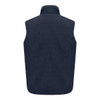 Midnight Navy Marl Hoggs Of Fife Mens Melville Hybrid Gilet Back