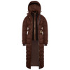 Walnut Holland Cooper Womens Arosa Luxe Longline Coat Open