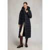Ink Navy Holland Cooper Womens Arosa Luxe Longline Coat On Model