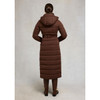 Walnut Holland Cooper Womens Arosa Luxe Longline Coat Back