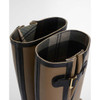 Military Brown/Black Barbour Womens Leighton Tall Welly Lining