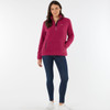 Very Berry Musto Womens Classic Fleece ON Model