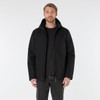 Black Musto Mens Original Insulated Waterproof Jacket Front