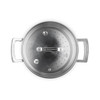 Le Creuset 3-ply Stainless Steel 20cm Casserole with Steamer Set Top View