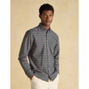 Green Joules Mens Oxford Check Shirt On Model