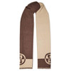 Chocolate Taupe Holland Cooper Womens Jacquard Scarf