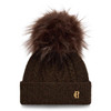 Chocolate Holland Cooper Womens Sloane Cable Bobble Hat