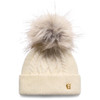 Cream Holland Cooper Womens Sloane Cable Bobble Hat