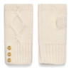 Cream Holland Cooper Womens Sloane Fingerless Gloves