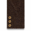 Chocolate Holland Cooper Womens Sloane Fingerless Gloves Cuff Detail