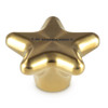 Le Creuset Signature Gold Finish Star Knob 47mm Angle View