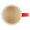 Cerise Le Creuset Stoneware Holly Mug 350ml Interior