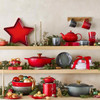 Le Creuset Stoneware Holly Coupe Plate 19cm Collection Lifestyle