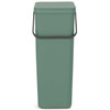 Fir Green Brabantia Sort & Go Waste Bin 40 Litre