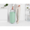Jade Green Brabantia Sort & Go Waste Bin 40 Litre Carried