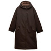 Chocolate  Joules Womens Coverall Oversized Fleece Lined Waterproof Coat