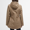 Military Brown/Ancient Tartan Barbour Womens Dallas Waterproof Jacket Back