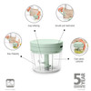 Brabantia Tasty+ Manual Food Chopper Features