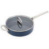 Joseph Joseph Space Folding Handle Ceramic Non-stick Saute Pan With Lid Unfolded