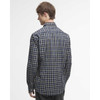 Navy Barbour Mens Bramham Checked Tailored Shirt Back