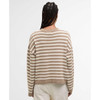 Fawn/Ecru Stripe Barbour Womens Rosie Knitted Jumper Back