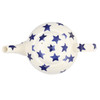 Emma Bridgewater Blue Star 4 Mug Teapot Top