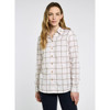 Dusky Rose Dubarry Womens Brooklime Check Shirt On Model