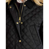 Black  Joules Womens Beatrix Showerproof Diamond Quilted Jacket Zip