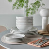 Denby Cotton White 12 Piece Tableware Set Lifestyle