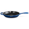 Le Creuset Signature Cast Iron Skillet with Metal Handle 23cm Lapis