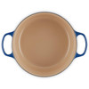 Le Creuset Signature Cast Iron Round Casserole 28cm Lapis Interior