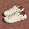 Eggshell/Zinfandel Birkenstock Bend Low Natural Leather Trainers Side