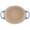 Le Creuset Signature Cast Iron Oval Casserole 31cm Lapis Interior