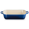 Le Creuset Signature Cast Iron Roaster 33cm Lapis Angle View