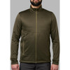 Pine Green Seeland Mens Elliot Fleece Jacket On Model