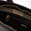 Black/Deboss Tartan Barbour Womens Burch Deboss Leather Bag Inner